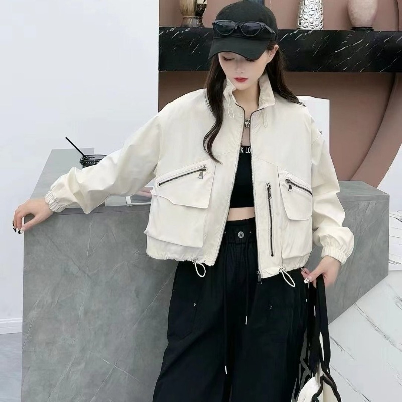 2025 Spring Autumn Korean Fash - Women'S Fashion Utility Jacket 评论和价格