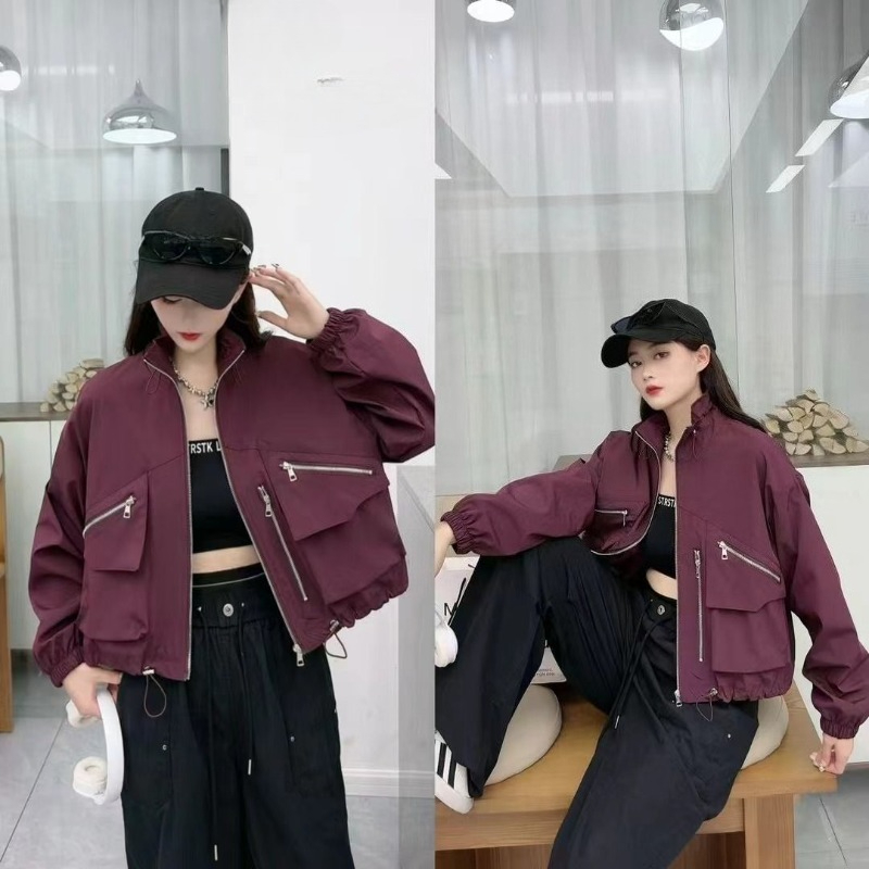 2025 Spring Autumn Korean Fash - Women'S Fashion Utility Jacket 评论和价格
