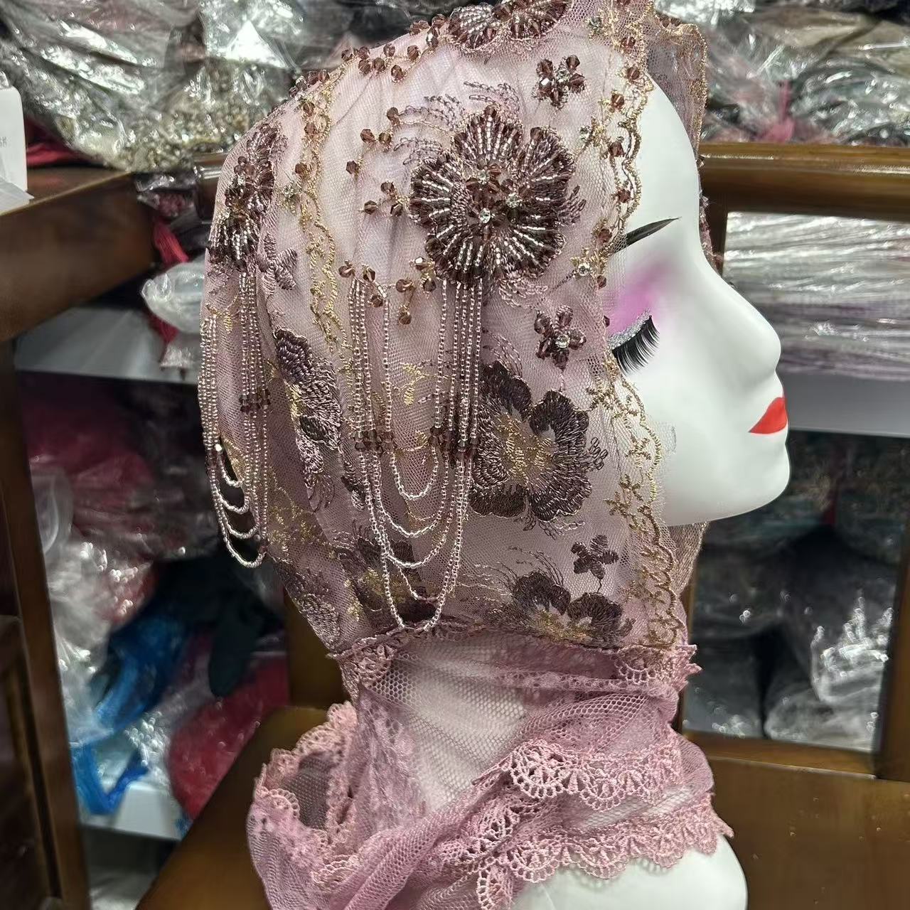 Hijab Muslim Women Shawl Lace  - Women Fashion Malaysia 评论和价格