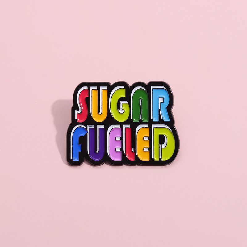 Cartoon Letter Metal Brooch Ra - Women Fashion History 评论和价格