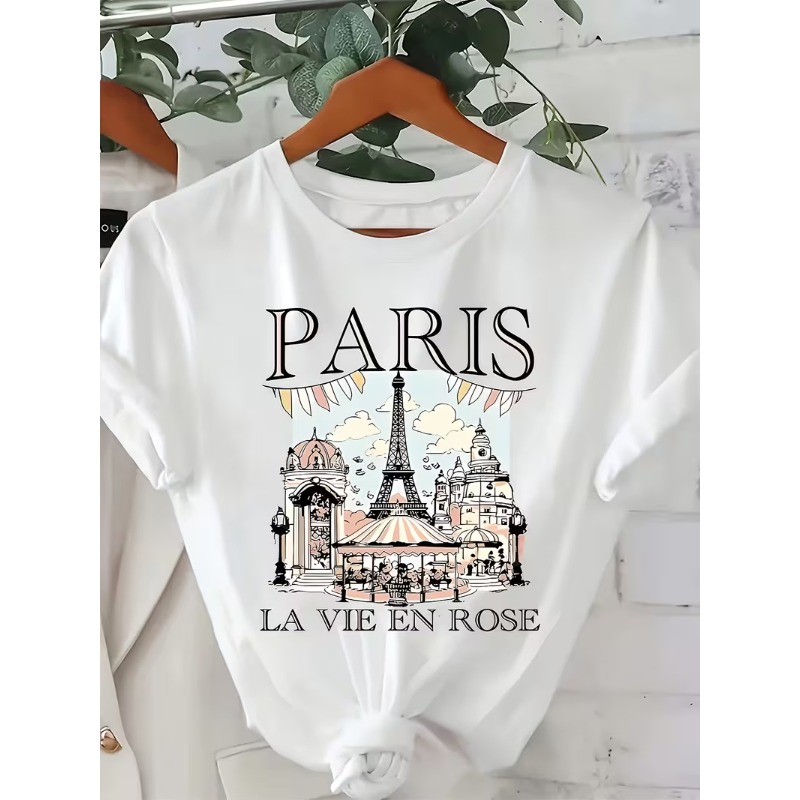 Paris France Eiffel Tower Sket - Women'S Fashion Paris 评论和价格