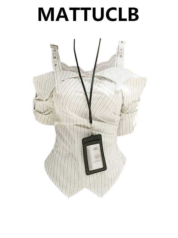 2026 Summer Women Striped Shir - Women'S Y2K Fashion Aesthetic 评论和价格