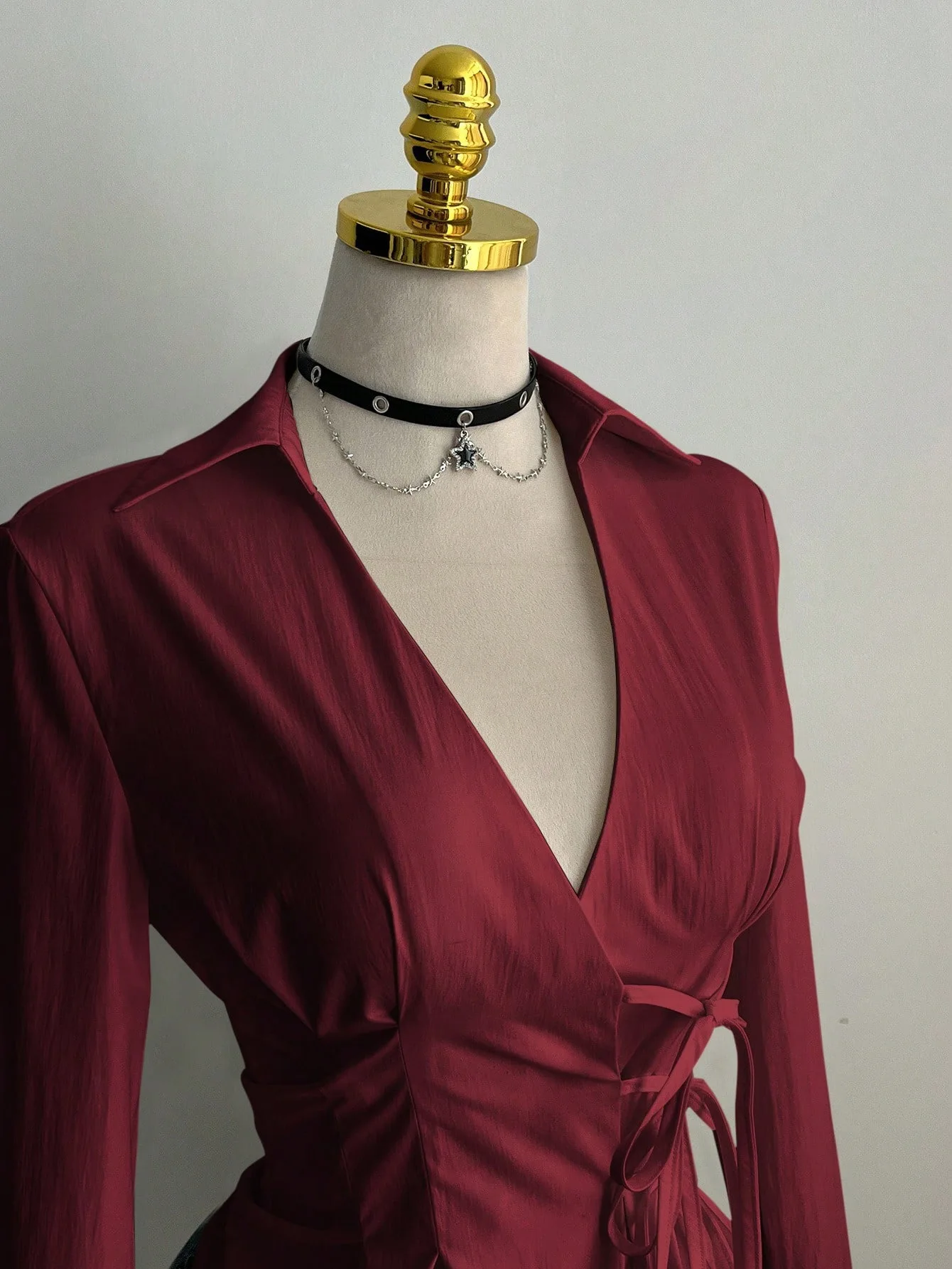 Fashion Long-sleeved Blouses S - Women'S Y2K Fashion Aesthetic 评论和价格