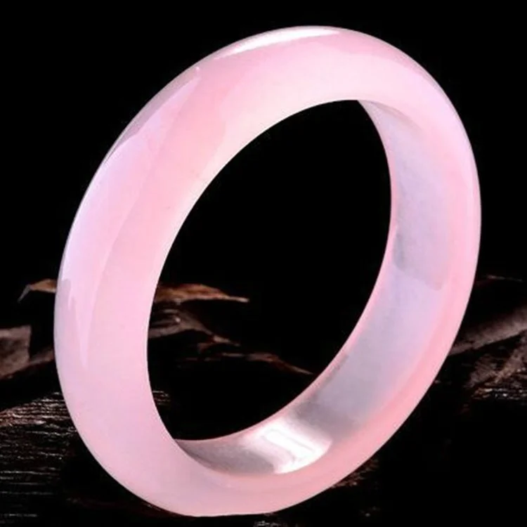 Genuine Natural Pink Jade Bang - Women Fashion Jewellery 评论和价格