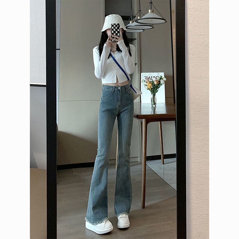 Wide Jeans Women Trousers With - Women'S Fashion Utility Pants 评论和价格
