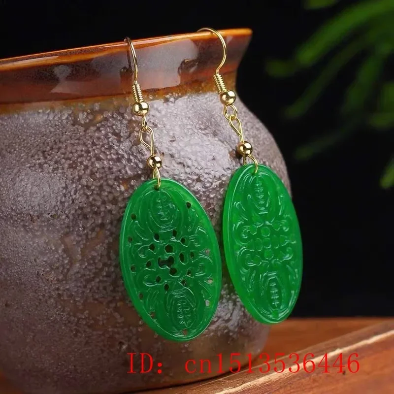 Original Natural Green Jade Em - Women Fashion Jewellery 评论和价格