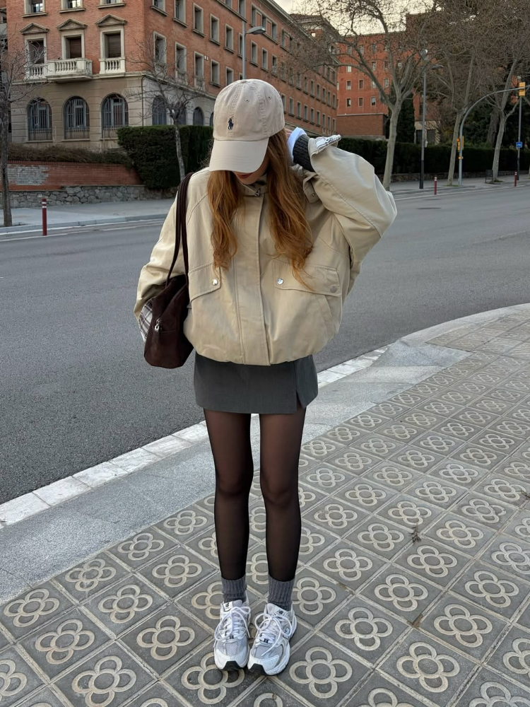 Fashion Stand Collar Strap Buc - Women'S Fashion Utility Jacket 评论和价格