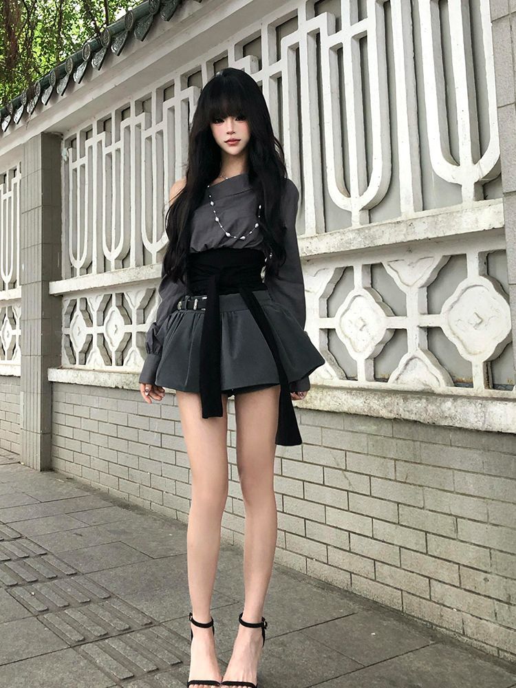 2026 Hot Girl Sexy Gothic Slim - Women'S Y2K Fashion Aesthetic 评论和价格