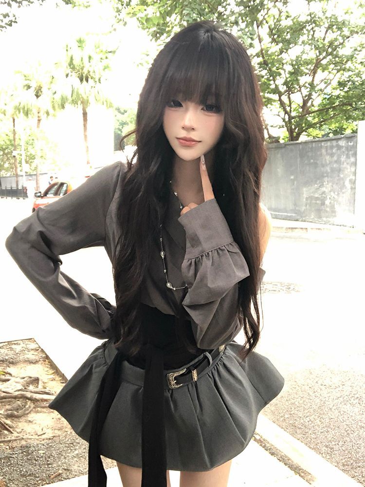 2026 Hot Girl Sexy Gothic Slim - Women'S Y2K Fashion Aesthetic 评论和价格