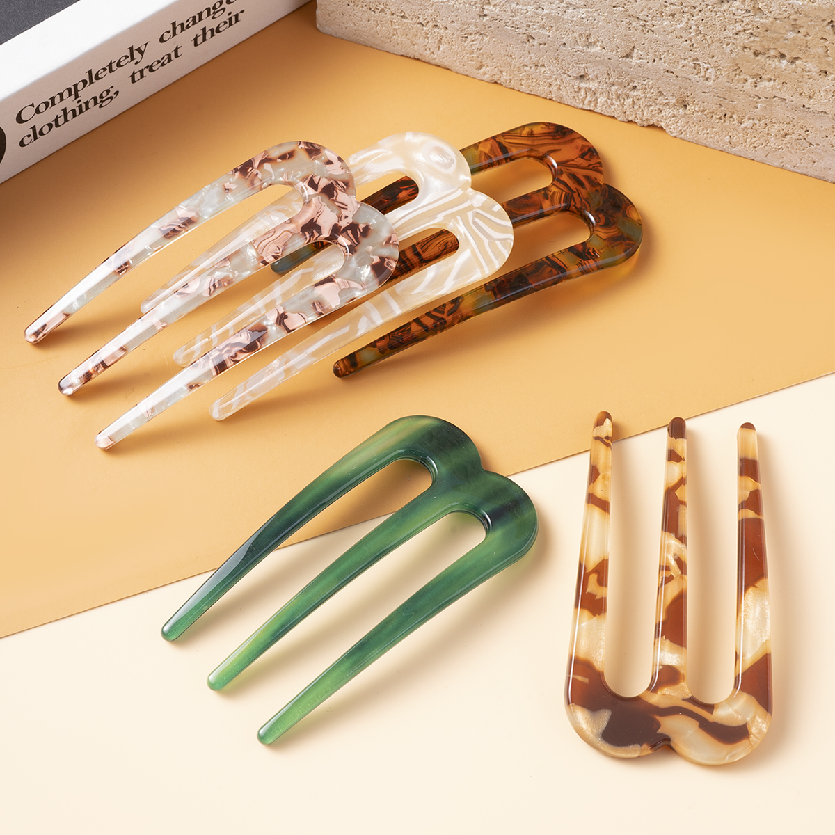 Acetic Acid Hair Forks Three T - Women Fashion Hub 评论和价格
