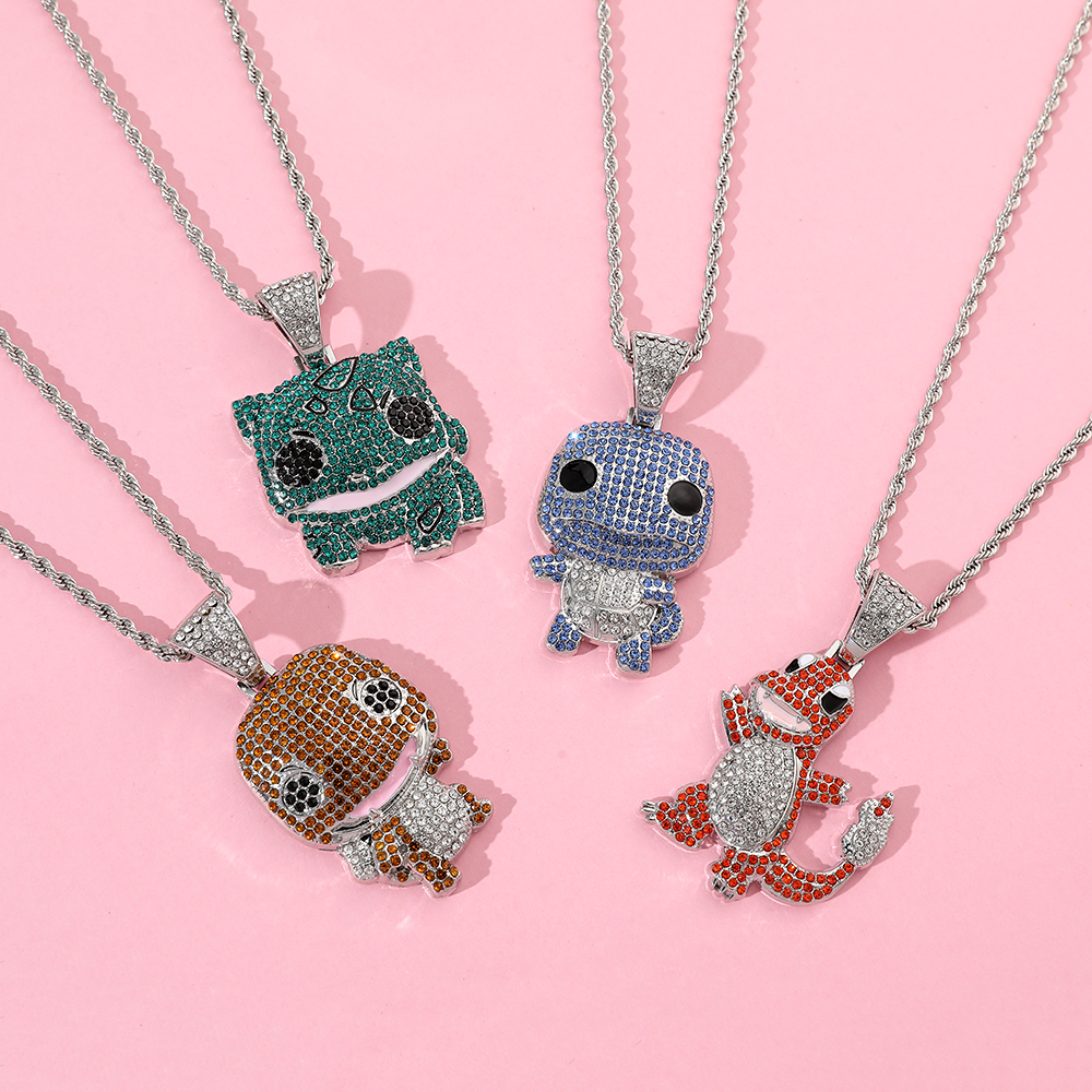 Diamond Studded Squirtle Neckl - Women Fashion Hub 评论和价格