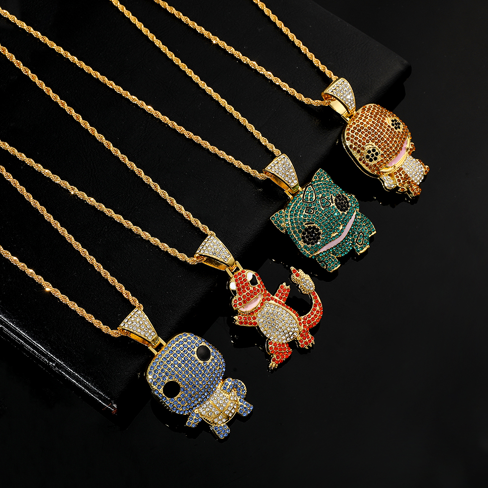 Diamond Studded Squirtle Neckl - Women Fashion Hub 评论和价格