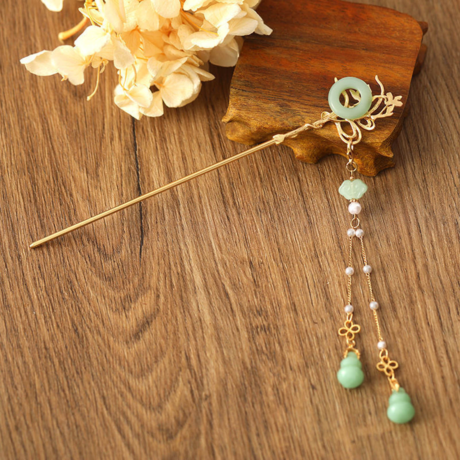 Chinese Style Glass Hairpin Fo - Women Fashion Jewellery 评论和价格