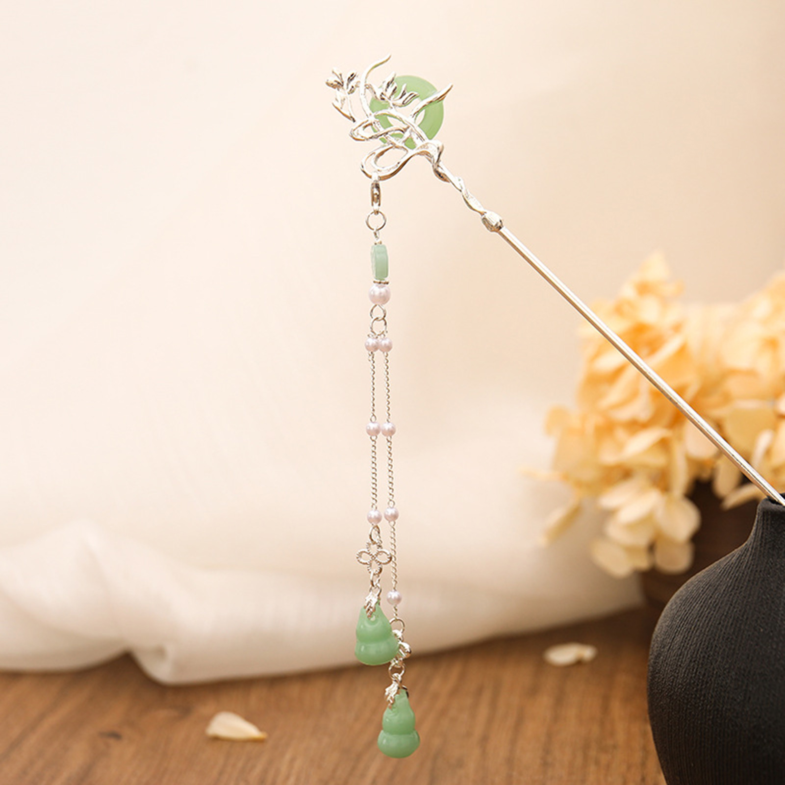 Chinese Style Glass Hairpin Fo - Women Fashion Jewellery 评论和价格