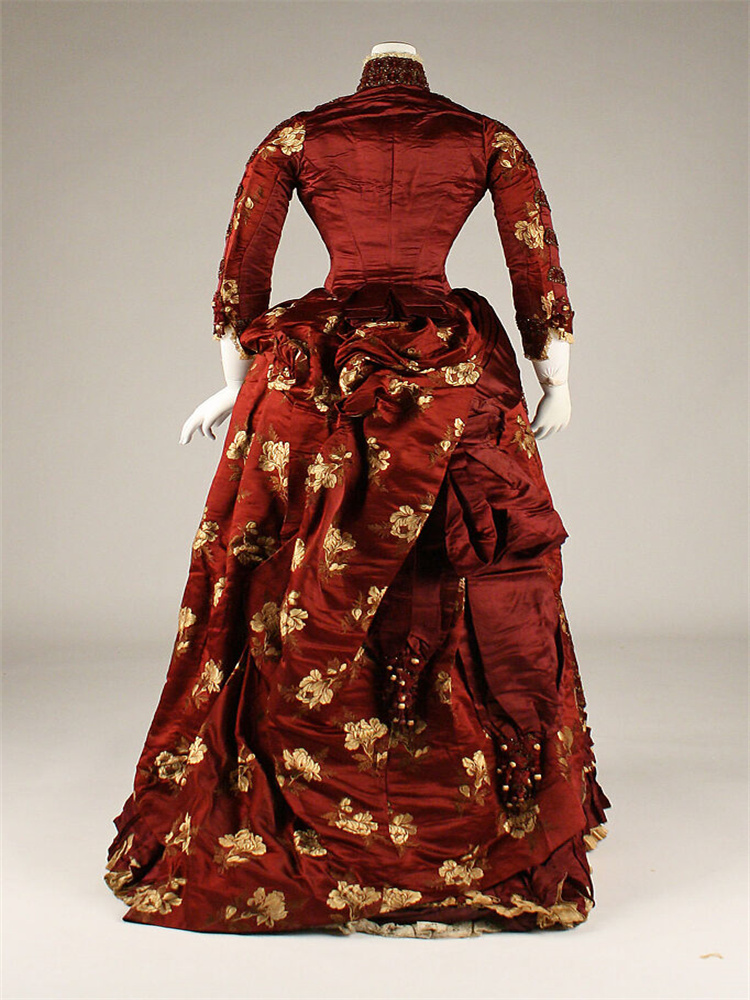1890s Victorian Red Edwardian  - Women'S Fashion Victorian Era 评论和价格