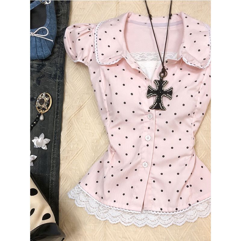 Kimotimo Sweet Polka Dot Short - Women'S Y2K Fashion Aesthetic 评论和价格