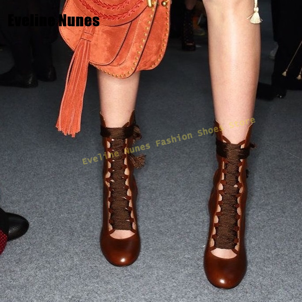Cross Tied Fashion Catwalk Boo - Women'S Fashion Trends 评论和价格
