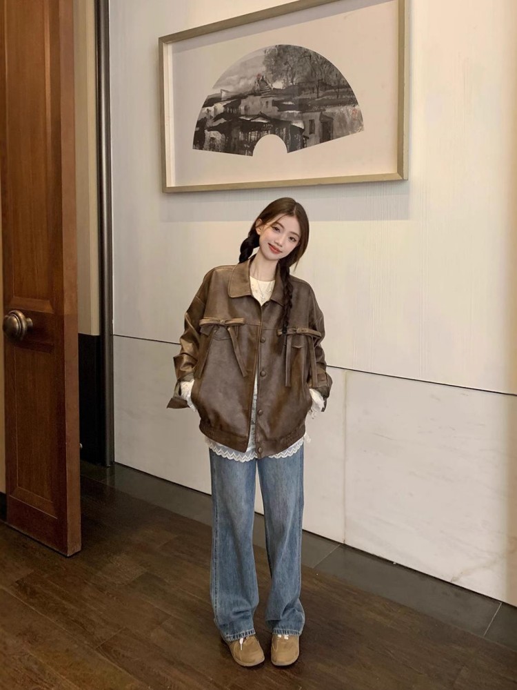 Biker Jackets Womens Jacket Ja - Women'S Fashion Utility Jacket 评论和价格