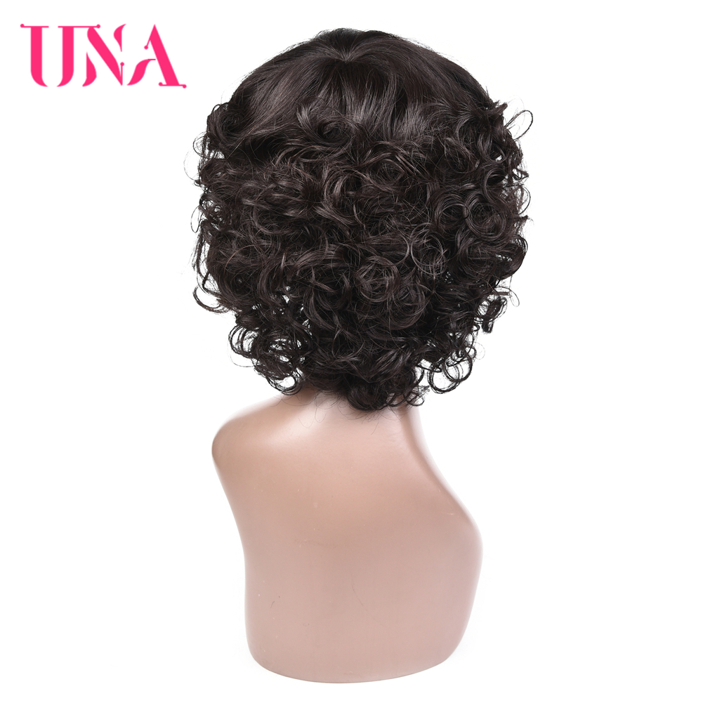 UNA Fashion Short Curly Human  - Women Fashion Malaysia 评论和价格
