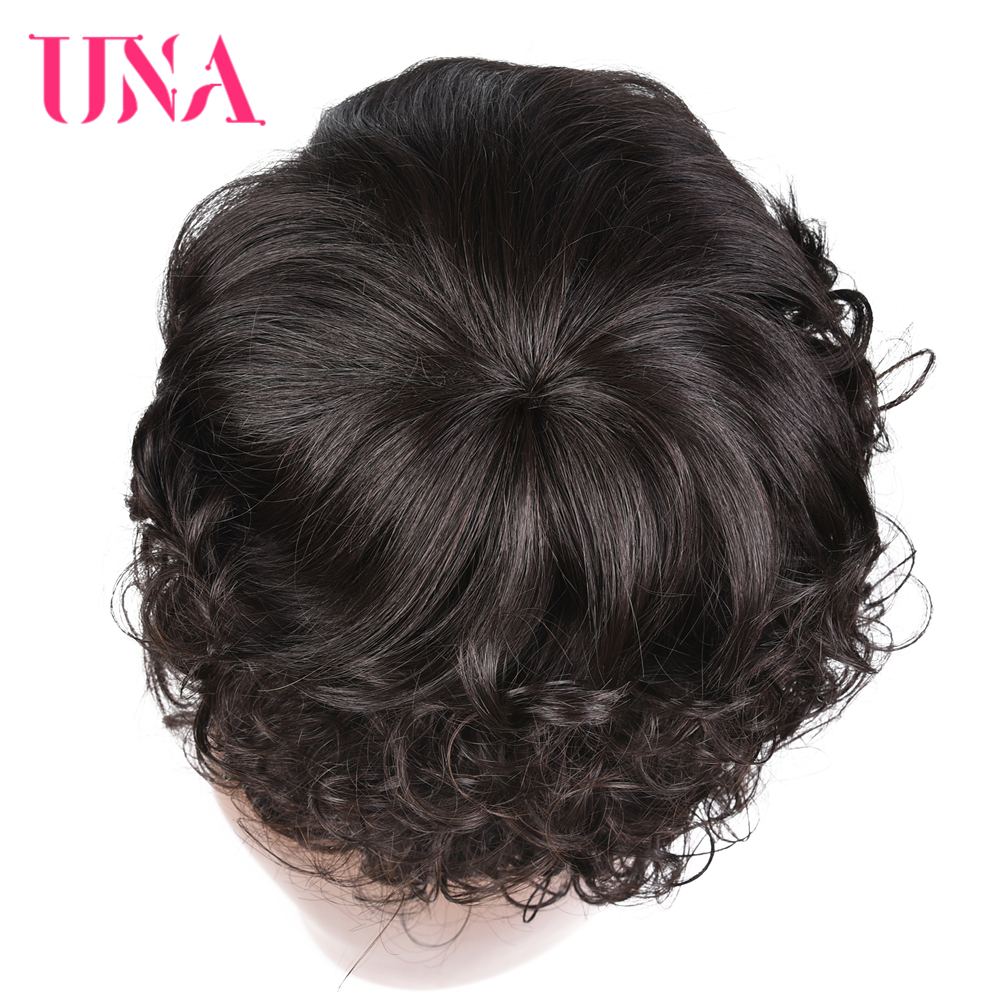 UNA Fashion Short Curly Human  - Women Fashion Malaysia 评论和价格