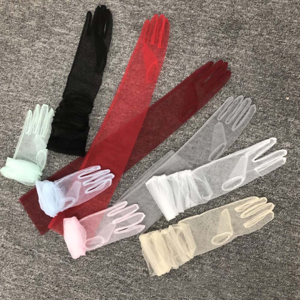 1 Pair Ultra Thin Sheer Tulle  - Women Fashion Photoshoot 评论和价格