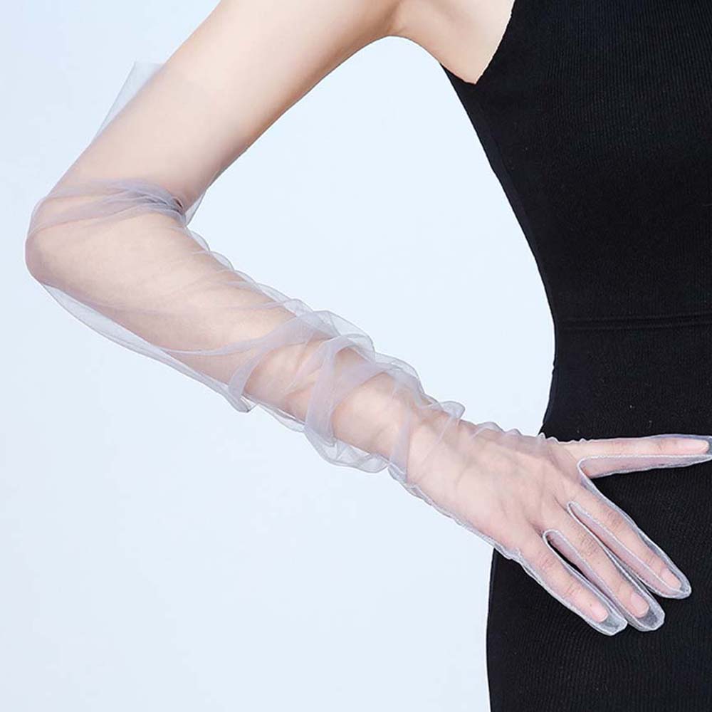 1 Pair Ultra Thin Sheer Tulle  - Women Fashion Photoshoot 评论和价格
