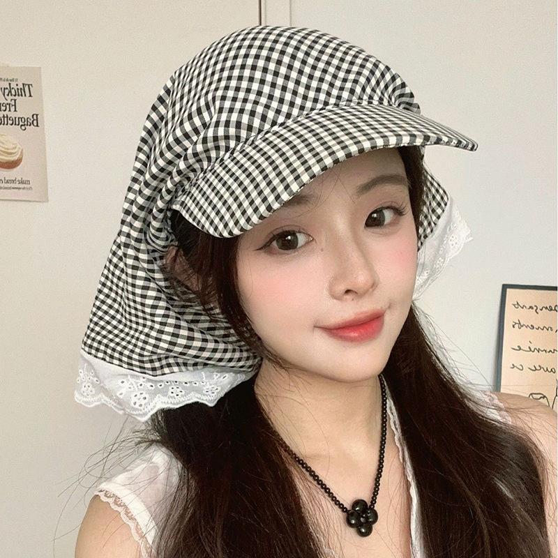 Womens Pastoral Triangular Cap - Women'S Fashion Visor 评论和价格