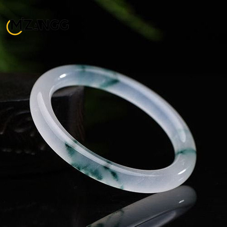 Natural Green Jadeite Bangle J - Women Fashion Jewellery 评论和价格