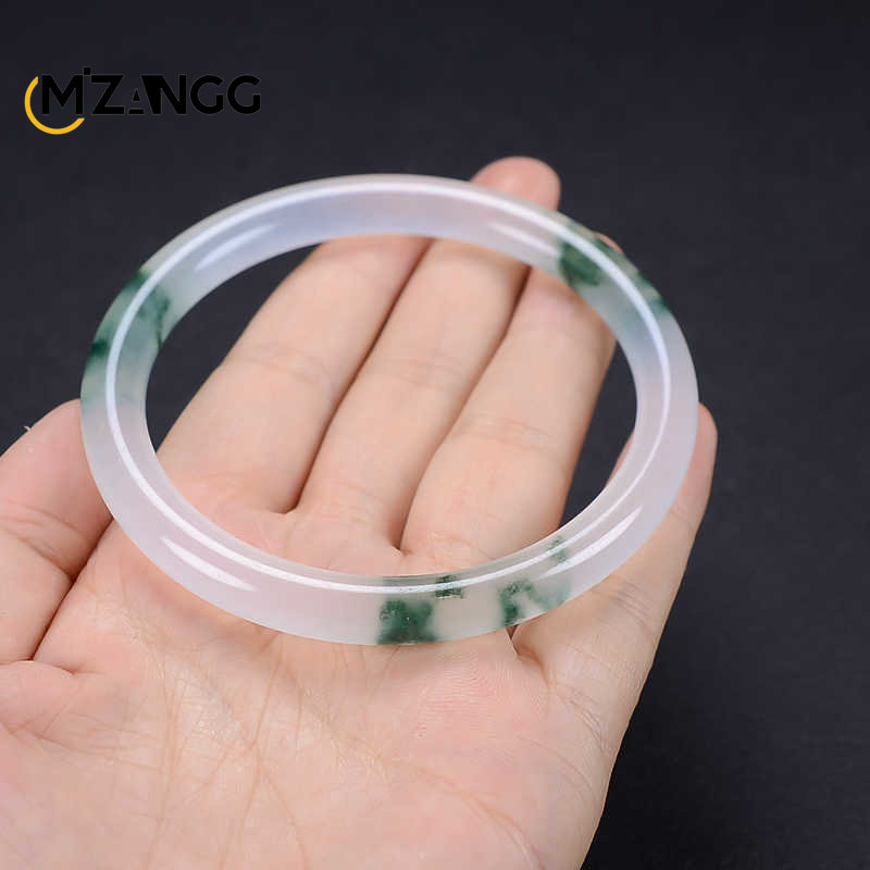 Natural Green Jadeite Bangle J - Women Fashion Jewellery 评论和价格