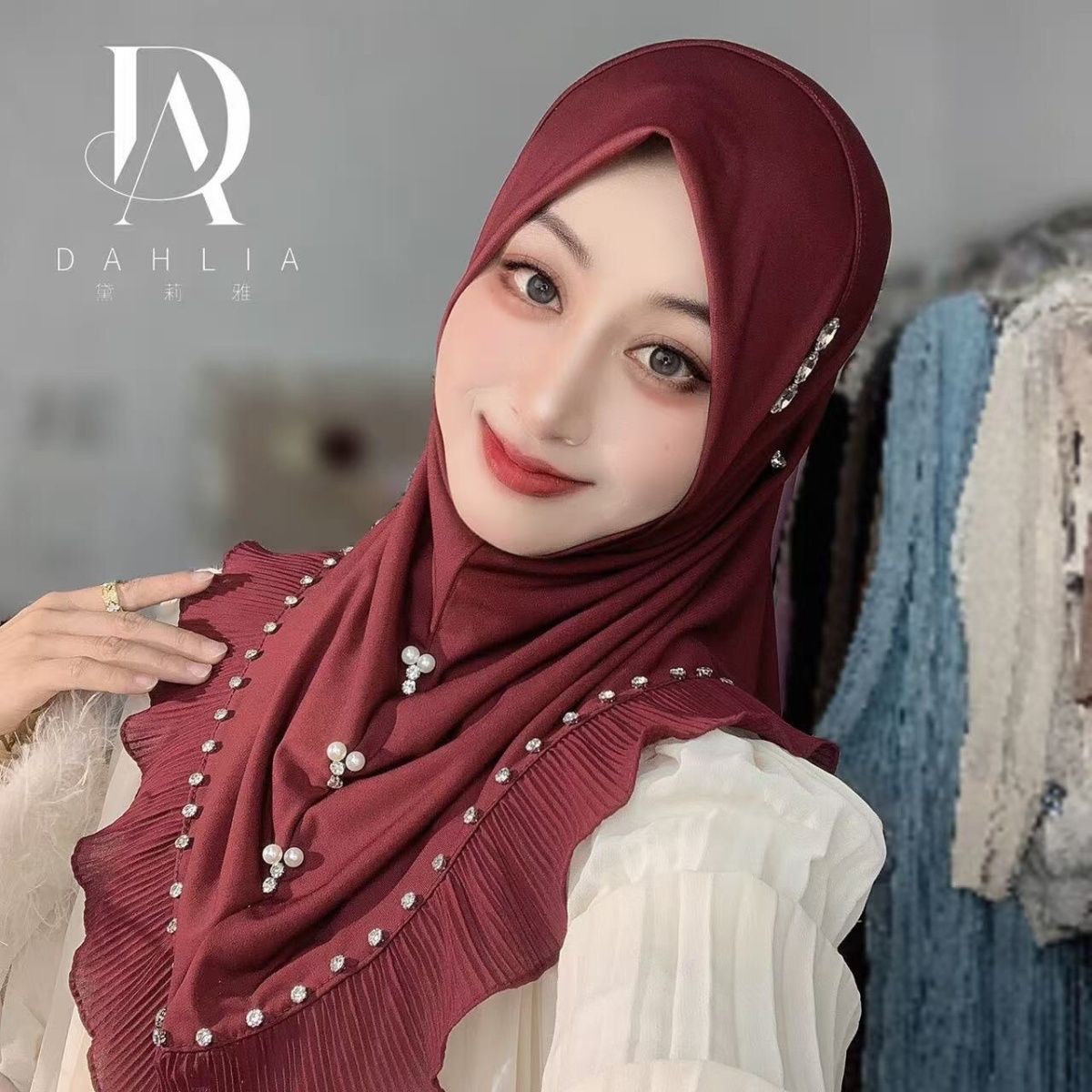 Hijab Muslim Women Shawl Heads - Women Fashion Malaysia 评论和价格