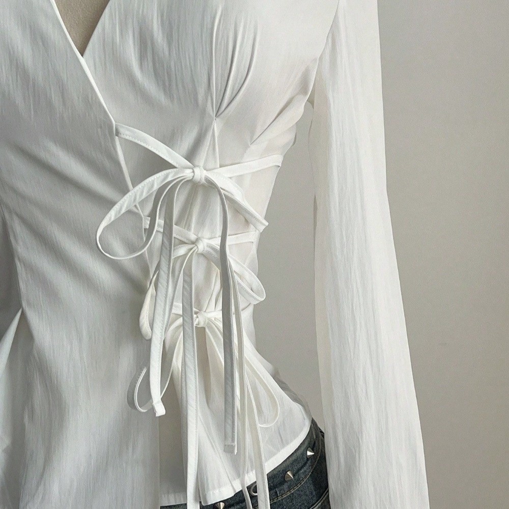 Fashion Long-sleeved Slim Fit  - Women'S Y2K Fashion Aesthetic 评论和价格