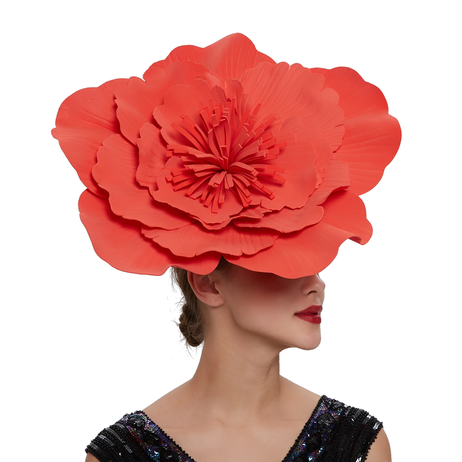 Women Large Flower Hair Band B - Women Fashion Photoshoot 评论和价格