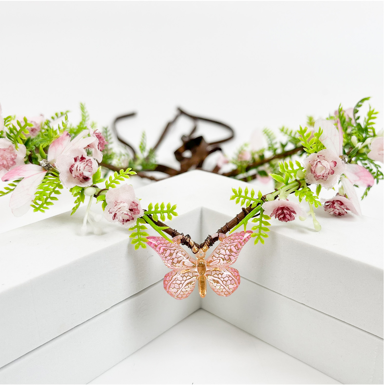 Flower Fairy Crown - Floral El - Women Fashion Photoshoot 评论和价格