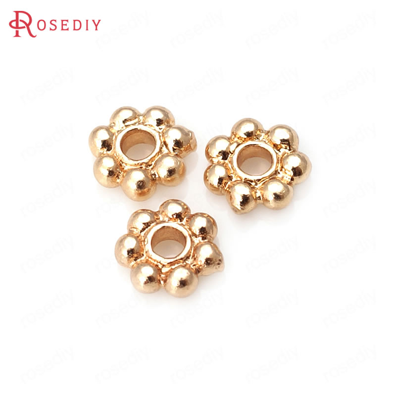 18K Gold Color Brass Flower Sp - Women Fashion Jewellery 评论和价格