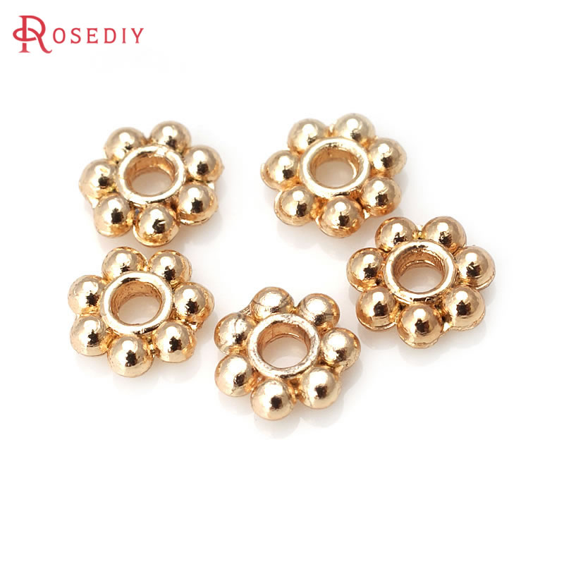 18K Gold Color Brass Flower Sp - Women Fashion Jewellery 评论和价格