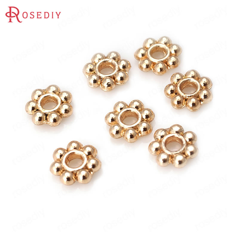 18K Gold Color Brass Flower Sp - Women Fashion Jewellery 评论和价格