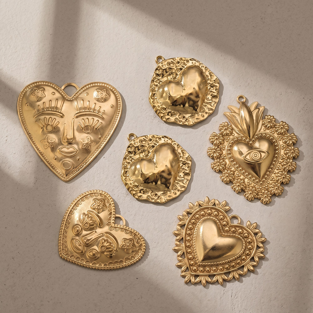 5pcs 304 Stainless Steel Sun L - Women Fashion Jewellery 评论和价格