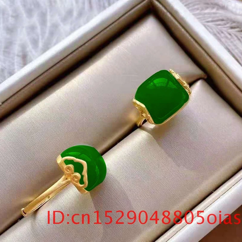 Natural Hetian Jade Ring Fashi - Women Fashion Jewellery 评论和价格